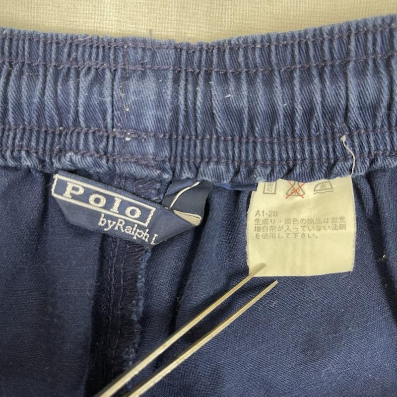 ポロバイラルフローレン Polo by RALPH LAUREN パンツ ショートパンツ ポニー ロゴ刺繍 ショートパンツ イージー ショーツ 紺 / ネイビー / navy メンズ USED 古着 中古 50166497