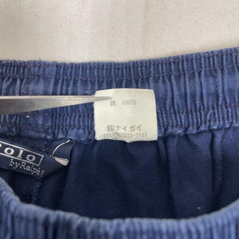 ポロバイラルフローレン Polo by RALPH LAUREN パンツ ショートパンツ ポニー ロゴ刺繍 ショートパンツ イージー ショーツ 紺 / ネイビー / navy メンズ USED 古着 中古 50166497