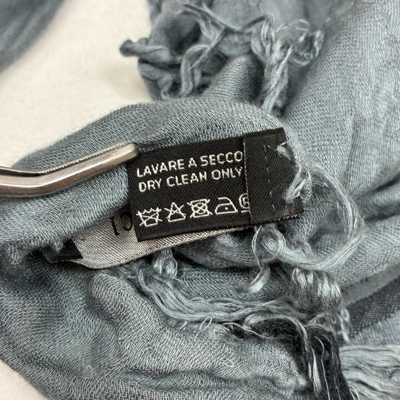 グッチ GUCCI ストール カシミア、パシュミナ レーヨン カシミヤ GG柄 大判 フリンジ ストール イタリア製 ダブルフェイス 三角形 - レディース USED 古着 中古 50166498