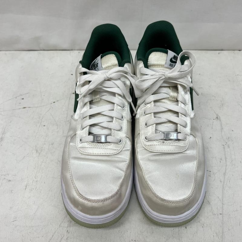 ナイキ NIKE スニーカー スニーカー WMNS AIR FORCE 1  07 ESS SNKR  SATIN GREEN  DX6541-101 29.0cm 白 / ホワイト / white X 緑 / グリーン / green メンズ USED 古着 中古 50166499