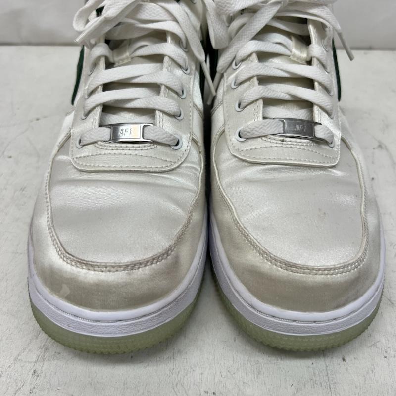 ナイキ NIKE スニーカー スニーカー WMNS AIR FORCE 1  07 ESS SNKR  SATIN GREEN  DX6541-101 29.0cm 白 / ホワイト / white X 緑 / グリーン / green メンズ USED 古着 中古 50166499