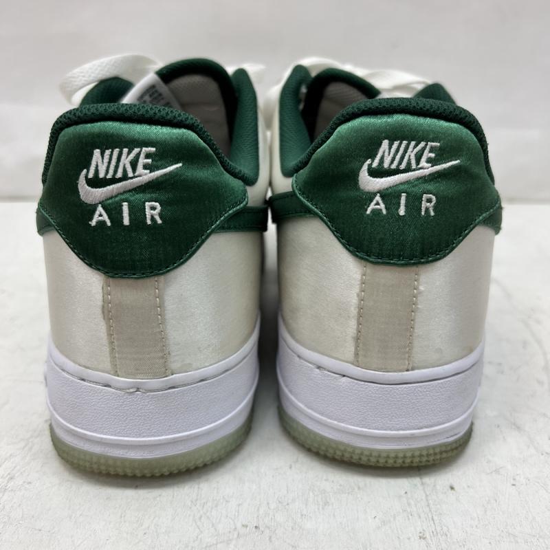 ナイキ NIKE スニーカー スニーカー WMNS AIR FORCE 1  07 ESS SNKR  SATIN GREEN  DX6541-101 29.0cm 白 / ホワイト / white X 緑 / グリーン / green メンズ USED 古着 中古 50166499