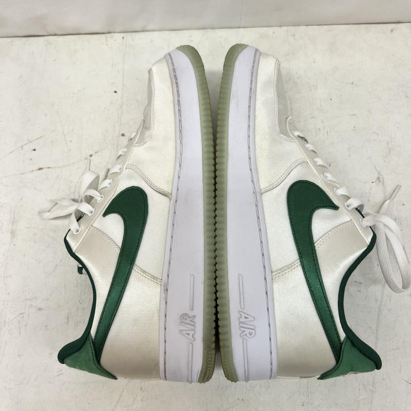 ナイキ NIKE スニーカー スニーカー WMNS AIR FORCE 1  07 ESS SNKR  SATIN GREEN  DX6541-101 29.0cm 白 / ホワイト / white X 緑 / グリーン / green メンズ USED 古着 中古 50166499