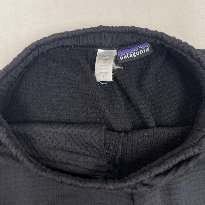 パタゴニア patagonia パンツ ワークパンツ、ペインターパンツ 00s USA製 R1パンツ フリース パンツ アウトドア ワークパンツ S 黒 / ブラック / black レディース USED 古着 中古 50166500