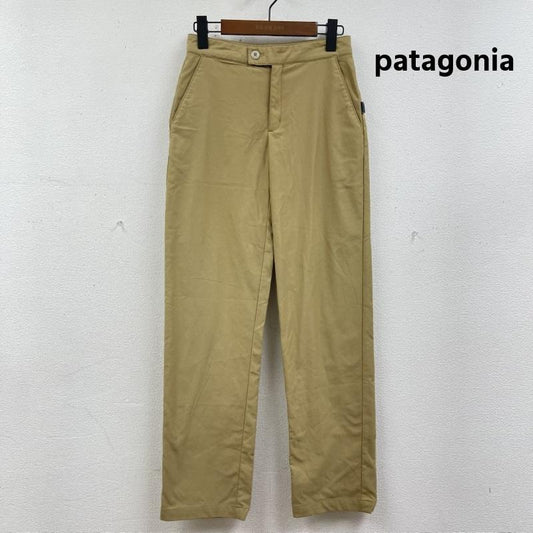 パタゴニア patagonia パンツ ワークパンツ、ペインターパンツ ストレート ジップフライ カジュアル パンツ 2 キャメル / キャメル / レディース USED 古着 中古 50166506
