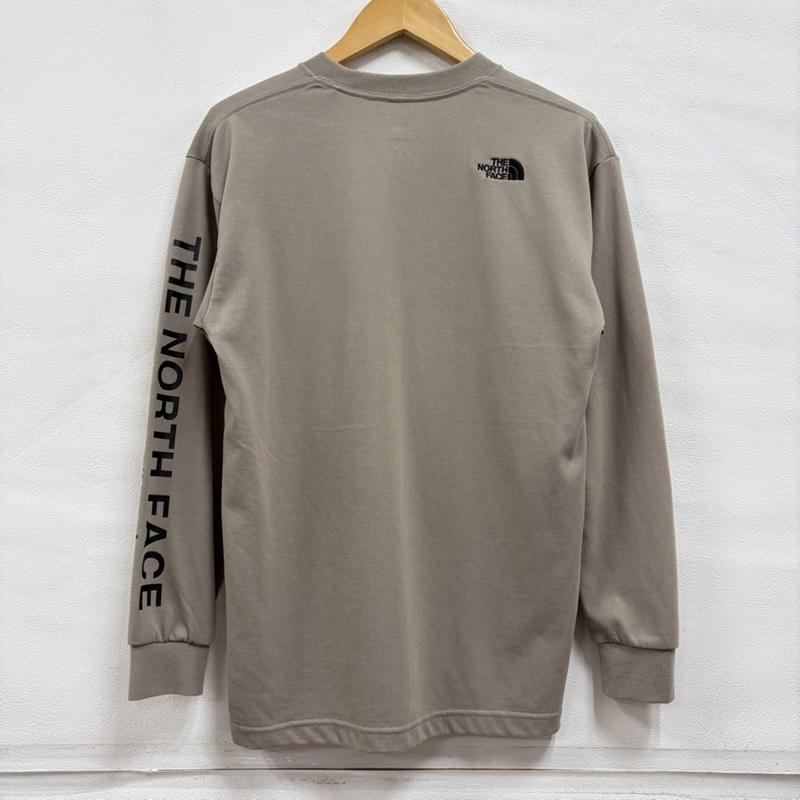 ザノースフェイス THE NORTH FACE Tシャツ 長袖 長袖 ロゴ プリント Tシャツ ロンT NT82230A S ロゴ、文字 X プリント X 刺繍 ベージュ / ベージュ / beige X 黒 / ブラック / black メンズ USED 古着 中古 50166515
