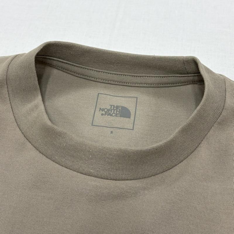 ザノースフェイス THE NORTH FACE Tシャツ 長袖 長袖 ロゴ プリント Tシャツ ロンT NT82230A S ロゴ、文字 X プリント X 刺繍 ベージュ / ベージュ / beige X 黒 / ブラック / black メンズ USED 古着 中古 50166515