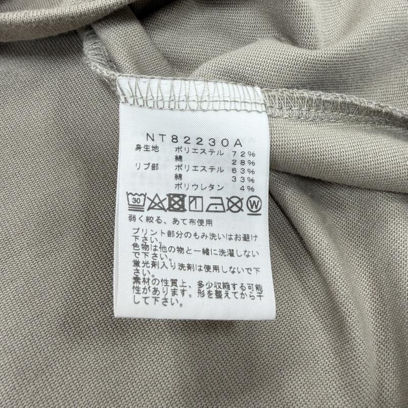 ザノースフェイス THE NORTH FACE Tシャツ 長袖 長袖 ロゴ プリント Tシャツ ロンT NT82230A S ロゴ、文字 X プリント X 刺繍 ベージュ / ベージュ / beige X 黒 / ブラック / black メンズ USED 古着 中古 50166515