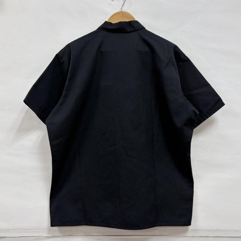 ベンデイビス BEN DAVIS シャツ、ブラウス 半袖 半袖 ハーフジップ ワークシャツ USA製 ロゴ パッチ L ワンポイント X ロゴ、文字 黒 / ブラック / black メンズ USED 古着 中古 50166520