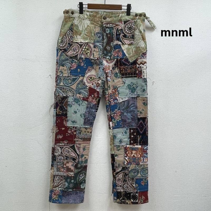 ミニマル mnml パンツ ワークパンツ、ペインターパンツ Paneled Blanket Pants ペイズリー 花柄 パッチワーク 加工 デザイン パンツ マルチカラー / マルチカラー / multicolor メンズ USED 古着 中古 50166529