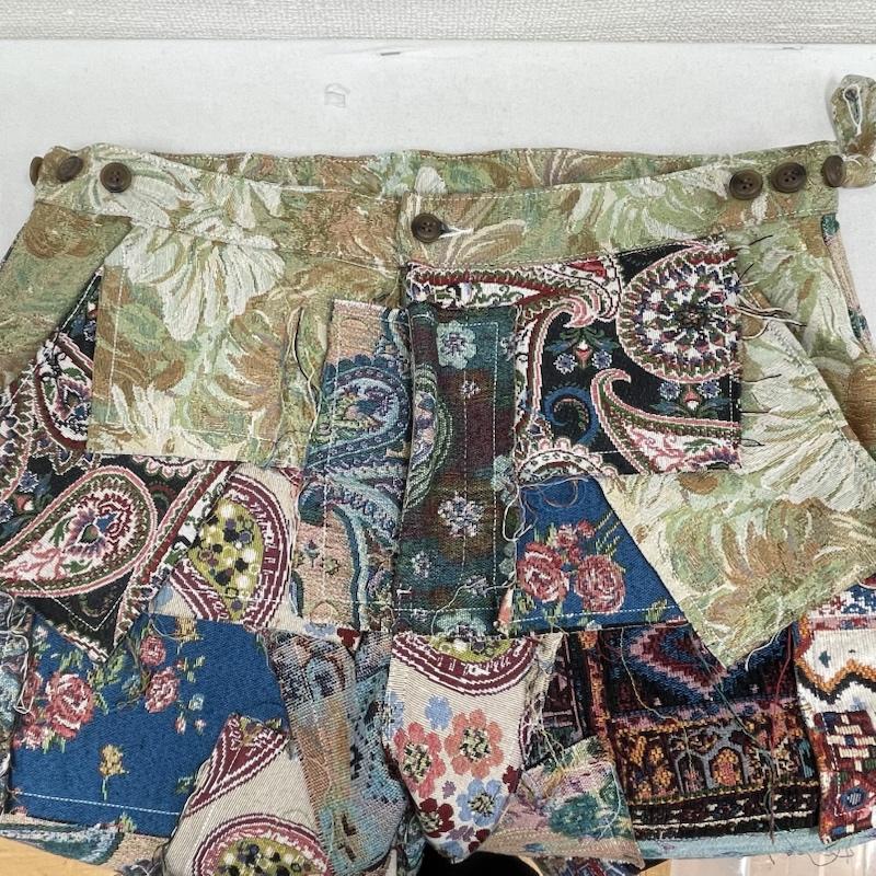 ミニマル mnml パンツ ワークパンツ、ペインターパンツ Paneled Blanket Pants ペイズリー 花柄 パッチワーク 加工 デザイン パンツ マルチカラー / マルチカラー / multicolor メンズ USED 古着 中古 50166529