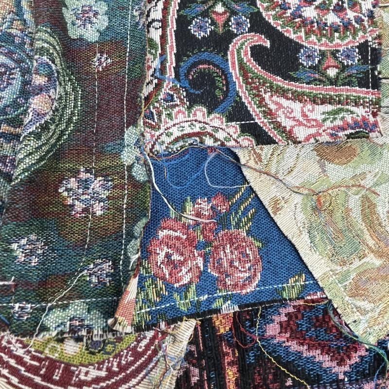 ミニマル mnml パンツ ワークパンツ、ペインターパンツ Paneled Blanket Pants ペイズリー 花柄 パッチワーク 加工 デザイン パンツ マルチカラー / マルチカラー / multicolor メンズ USED 古着 中古 50166529