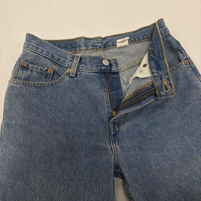 リーバイス Levi s パンツ デニム、ジーンズ 90s 517 ブーツカットフレア デニム ヴィンテージ ジッパーフライ メキシコ製 ユニセックス 7JR S Y2K S 無地 青 / ブルー / blue メンズ USED 古着 中古 50166531