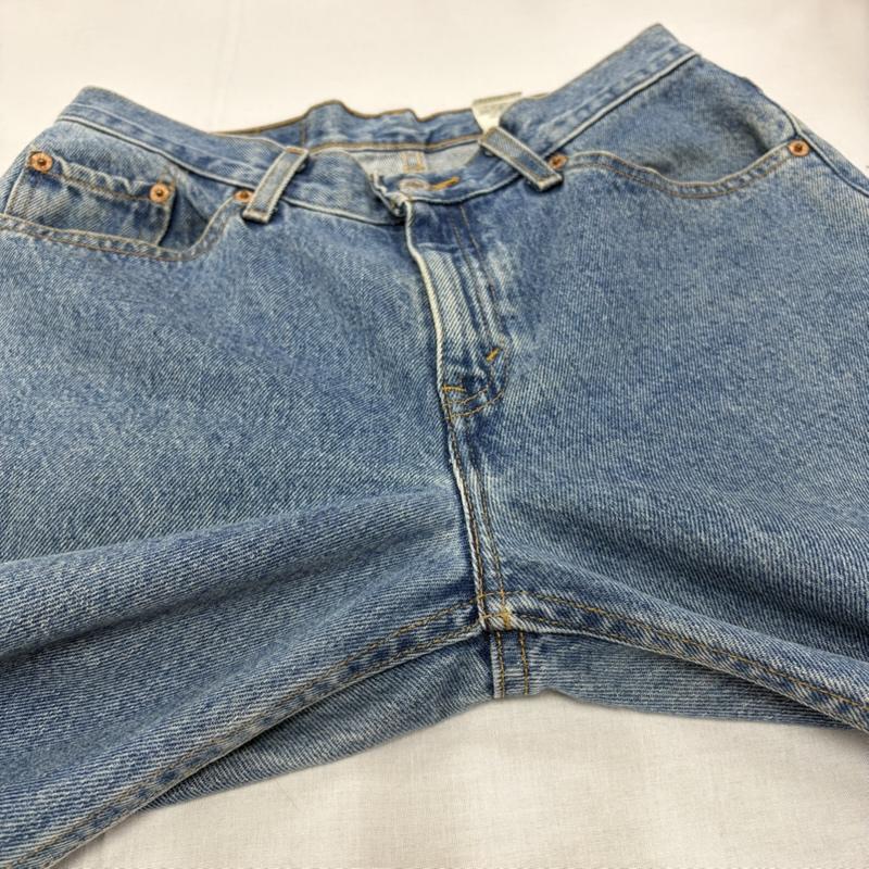 リーバイス Levi s パンツ デニム、ジーンズ 90s 517 ブーツカットフレア デニム ヴィンテージ ジッパーフライ メキシコ製 ユニセックス 7JR S Y2K S 無地 青 / ブルー / blue メンズ USED 古着 中古 50166531