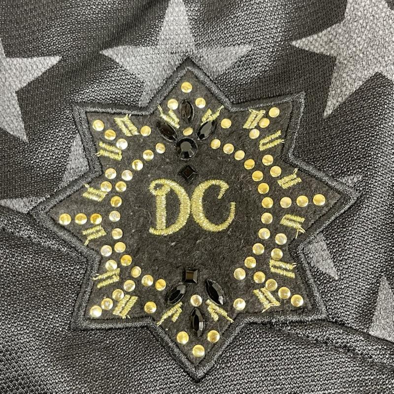 ドレスキャンプ DRESSCAMP ジャケット、上着 ジャンパー、ブルゾン Championコラボ 刺繍ロゴ スター 星 トラック ジャケット ジャージ XL 黒 / ブラック / black メンズ USED 古着 中古 50166534