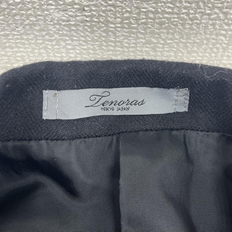 メンズティノラス MEN STENORAS コート コート一般 ダブルブレスト チェスター コート ロングコート tw-4503 L 黒 / ブラック / black メンズ USED 古着 中古 50166536