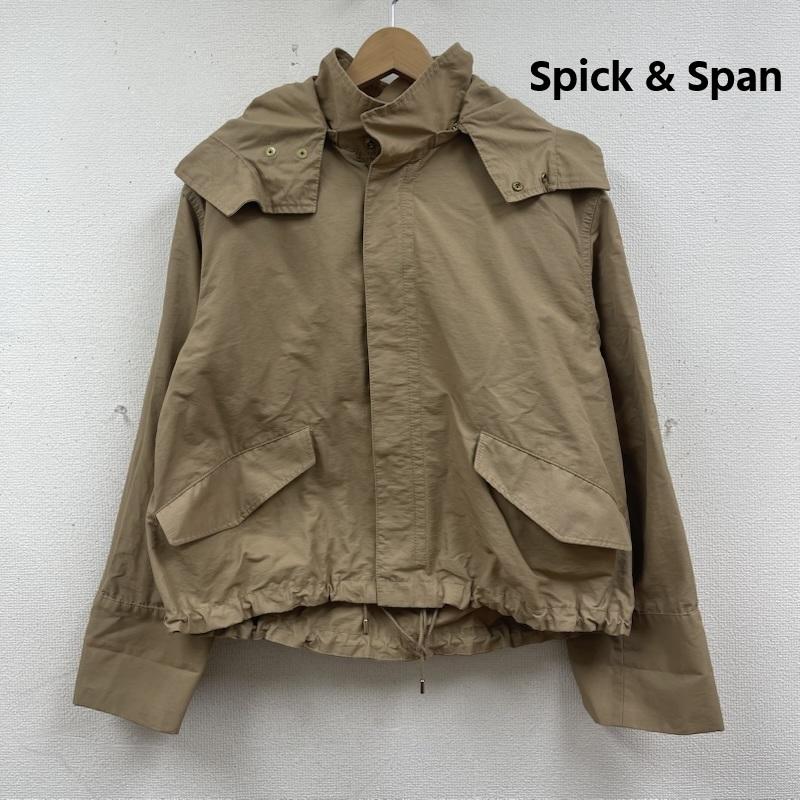 スピック＆スパン Spick & Span ジャケット、上着 ジャンパー、ブルゾン Spick & Span グログラン フーディー ブルゾン マウンテン パーカー 36 ベージュ / ベージュ / beige メンズ USED 古着 中古 50166538