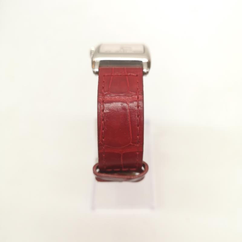 フランク・ミュラー FRANCK MULLER 腕時計 アナログ（クォーツ式） LONG ISLAND ロングアイランド 902 QZ RELIEF アナログ 腕時計 - 銀 / シルバー / silver color X 赤 / レッド / red レディース USED 古着 中古 50166539