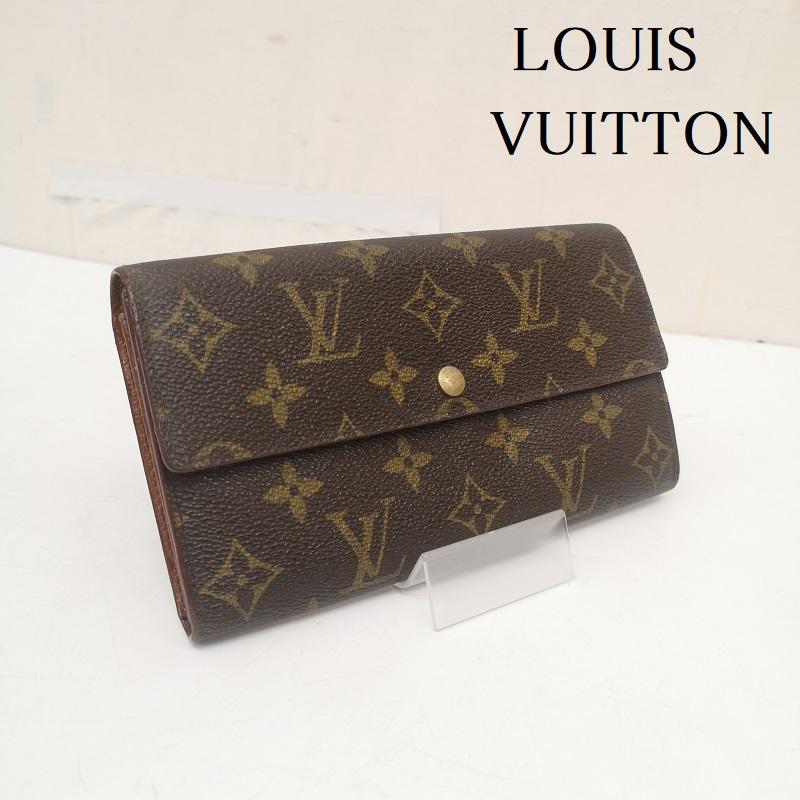 ルイヴィトン LOUIS VUITTON 財布 長財布 M61725 モノグラム ポルトフォイユ サラ ブラウン 長財布 - 茶 / ブラウン / brown レディース USED 古着 中古 50166541