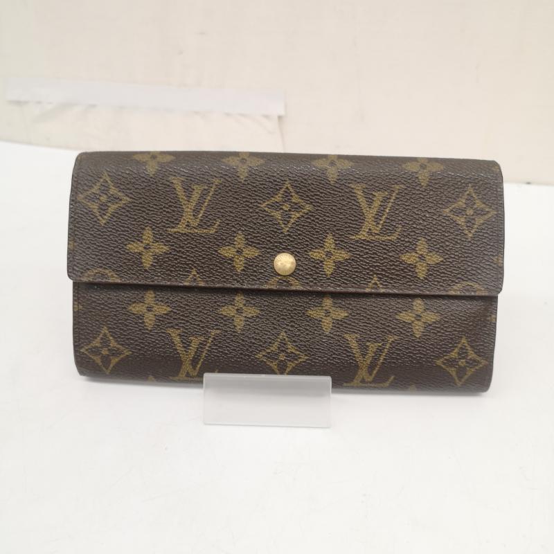 ルイヴィトン LOUIS VUITTON 財布 長財布 M61725 モノグラム ポルトフォイユ サラ ブラウン 長財布 - 茶 / ブラウン / brown レディース USED 古着 中古 50166541