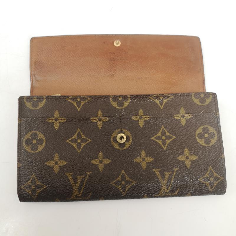 ルイヴィトン LOUIS VUITTON 財布 長財布 M61725 モノグラム ポルトフォイユ サラ ブラウン 長財布 - 茶 / ブラウン / brown レディース USED 古着 中古 50166541
