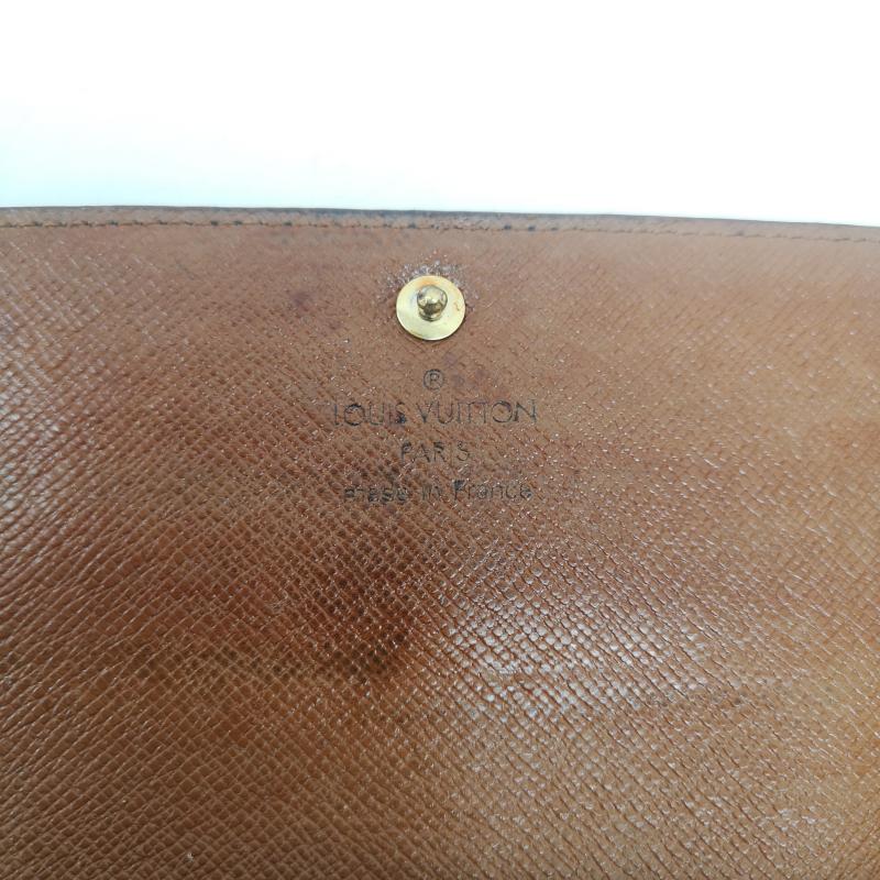 ルイヴィトン LOUIS VUITTON 財布 長財布 M61725 モノグラム ポルトフォイユ サラ ブラウン 長財布 - 茶 / ブラウン / brown レディース USED 古着 中古 50166541