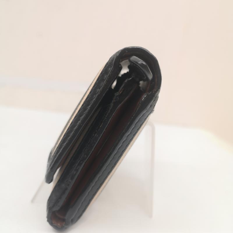 バーバリー BURBERRY 財布 コンパクト財布 3つ折り財布 PVC ノバチェック ウォレット - ベージュ / ベージュ / beige レディース USED 古着 中古 50166543