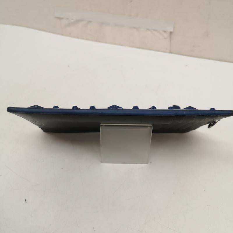 ジミーチュウ JIMMY CHOO 財布 長財布 フラグメントケース スター スタッズ 長財布 - 青 / ブルー / blue メンズ USED 古着 中古 50166545