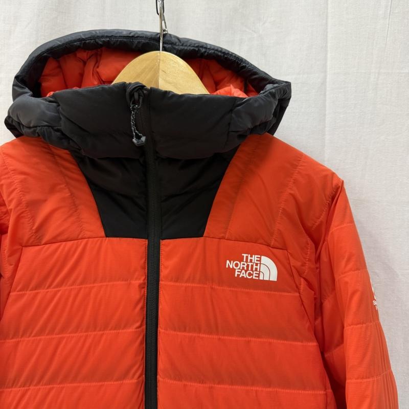 ザノースフェイス THE NORTH FACE ジャケット、上着 ダウンジャケット ND52022 SUMMIT SERIES L3 50/50 Down Hoodie orange×black S S ロゴ、文字 橙 / オレンジ / orange X 黒 / ブラック / black メンズ USED 古着 中古 50166547