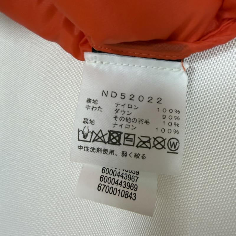 ザノースフェイス THE NORTH FACE ジャケット、上着 ダウンジャケット ND52022 SUMMIT SERIES L3 50/50 Down Hoodie orange×black S S ロゴ、文字 橙 / オレンジ / orange X 黒 / ブラック / black メンズ USED 古着 中古 50166547