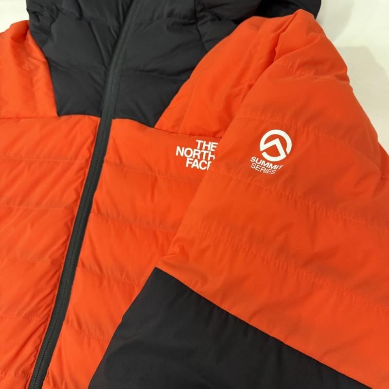 ザノースフェイス THE NORTH FACE ジャケット、上着 ダウンジャケット ND52022 SUMMIT SERIES L3 50/50 Down Hoodie orange×black S S ロゴ、文字 橙 / オレンジ / orange X 黒 / ブラック / black メンズ USED 古着 中古 50166547