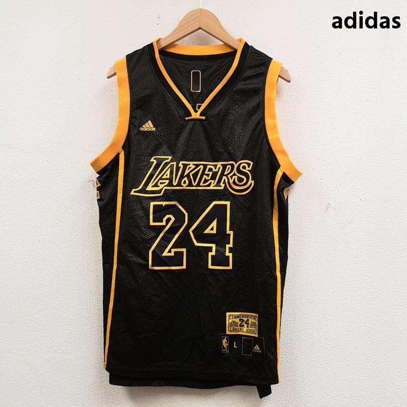 アディダス adidas タンクトップ タンクトップ NBA LAKERS BRYANT #24 コービー ブライアント ユニフォーム バスケ ジャージ ノースリーブ L 黒 / ブラック / black X 黄 / イエロー / yellow メンズ USED 古着 中古 50166558