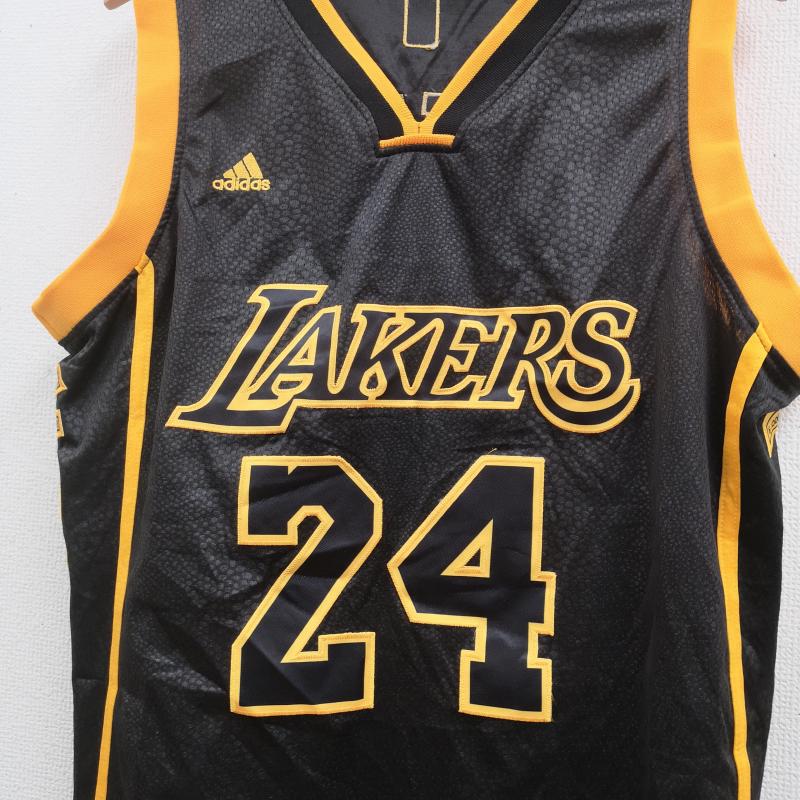 アディダス adidas タンクトップ タンクトップ NBA LAKERS BRYANT #24 コービー ブライアント ユニフォーム バスケ ジャージ ノースリーブ L 黒 / ブラック / black X 黄 / イエロー / yellow メンズ USED 古着 中古 50166558