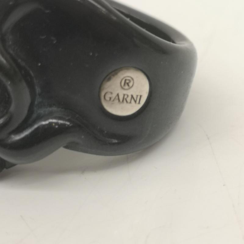 ガルニ GARNI アクセサリー 指輪 SKULL ACRYLIC RING スカル アクリル リング 指輪 18号 - 黒 / ブラック / black メンズ USED 古着 中古 50166563