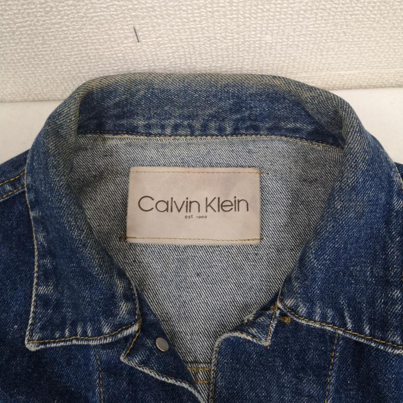 カルバン・クライン Calvin Klein ジャケット、上着 ジャケット、ブレザー 90s 刻印 メタルボタン Gジャン トラッカー デニム ジャケット インディゴ / インディゴ / Indigo メンズ USED 古着 中古 50166568
