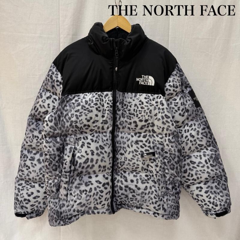 ザノースフェイス THE NORTH FACE ジャケット、上着 ダウンジャケット NJ1DN51L NOVELTY NUPTSE DOWN JACKET レオパード L L ヒョウ柄・レオパード柄 白 / ホワイト / white X 黒 / ブラック / black メンズ USED 古着 中古 50166572