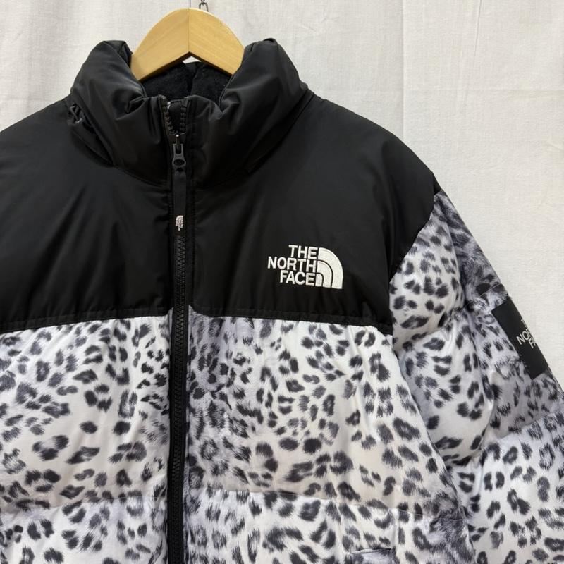 ザノースフェイス THE NORTH FACE ジャケット、上着 ダウンジャケット NJ1DN51L NOVELTY NUPTSE DOWN JACKET レオパード L L ヒョウ柄・レオパード柄 白 / ホワイト / white X 黒 / ブラック / black メンズ USED 古着 中古 50166572
