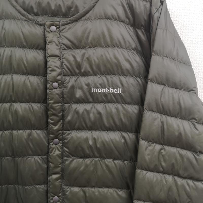 モンベル mont-bell ジャケット、上着 ダウンジャケット スナップボタン 800 フィルパワー EX スペリオ ダウン ラウンド ネック ジャケット 1101503 M カーキ / カーキ / khaki メンズ USED 古着 中古 50166573