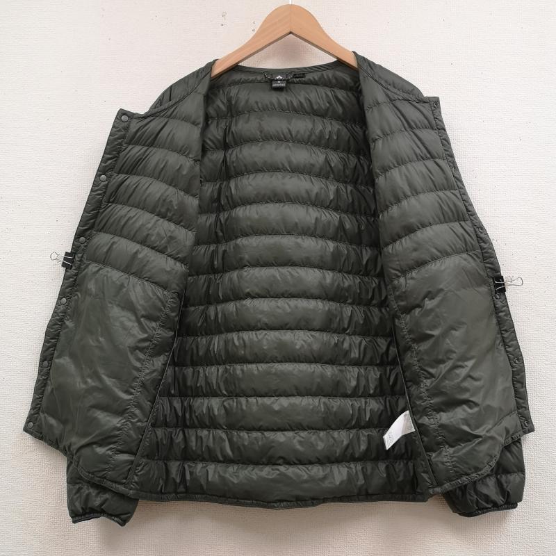 モンベル mont-bell ジャケット、上着 ダウンジャケット スナップボタン 800 フィルパワー EX スペリオ ダウン ラウンド ネック ジャケット 1101503 M カーキ / カーキ / khaki メンズ USED 古着 中古 50166573
