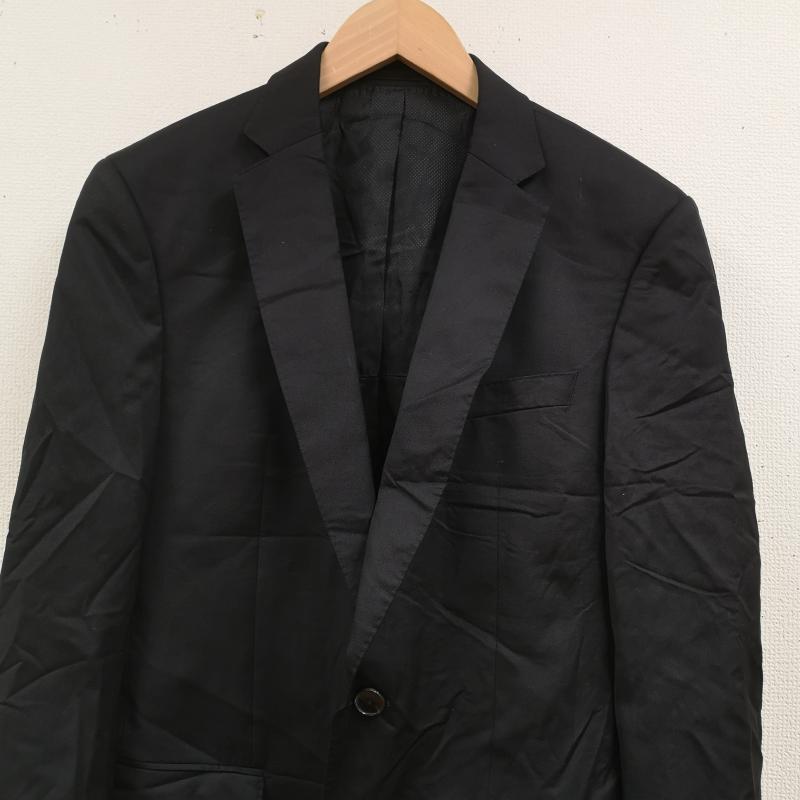 ヒューゴボス HUGO BOSS ジャケット、上着 ジャケット、ブレザー シングル ブレスト ウェルト ポケット ビジネス スーツ ジャケット 50401965 S 黒 / ブラック / black メンズ USED 古着 中古 50166576
