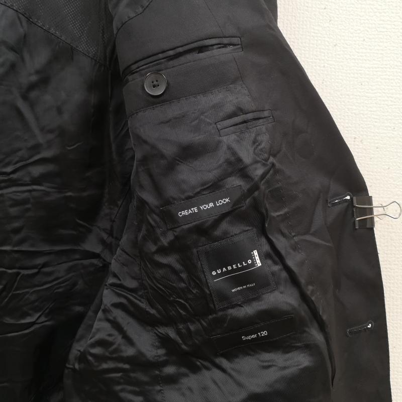 ヒューゴボス HUGO BOSS ジャケット、上着 ジャケット、ブレザー シングル ブレスト ウェルト ポケット ビジネス スーツ ジャケット 50401965 S 黒 / ブラック / black メンズ USED 古着 中古 50166576