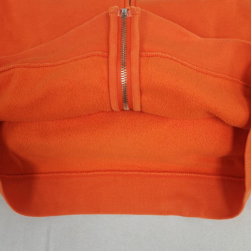 ポロ ジーンズ Polo Jeans Co. パーカー 長袖 y2k 星 スター カンガルー ポケット 裏起毛 ジップ アップ スウェット パーカー L 橙 / オレンジ / orange メンズ USED 古着 中古 50166580