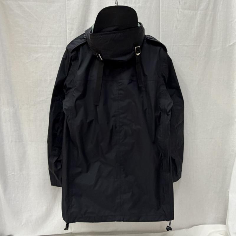 ジュンヤワタナベコムデギャルソンマン JUNYA WATANABE COMME des GARCONS MAN ジャケット、上着 ジャンパー、ブルゾン WT-J409 2017aw ミリタリーナイロンジャケット black XS GTX ゴアテックス XS 無地 黒 / ブラック / black メンズ USED 古着 中古 50166584