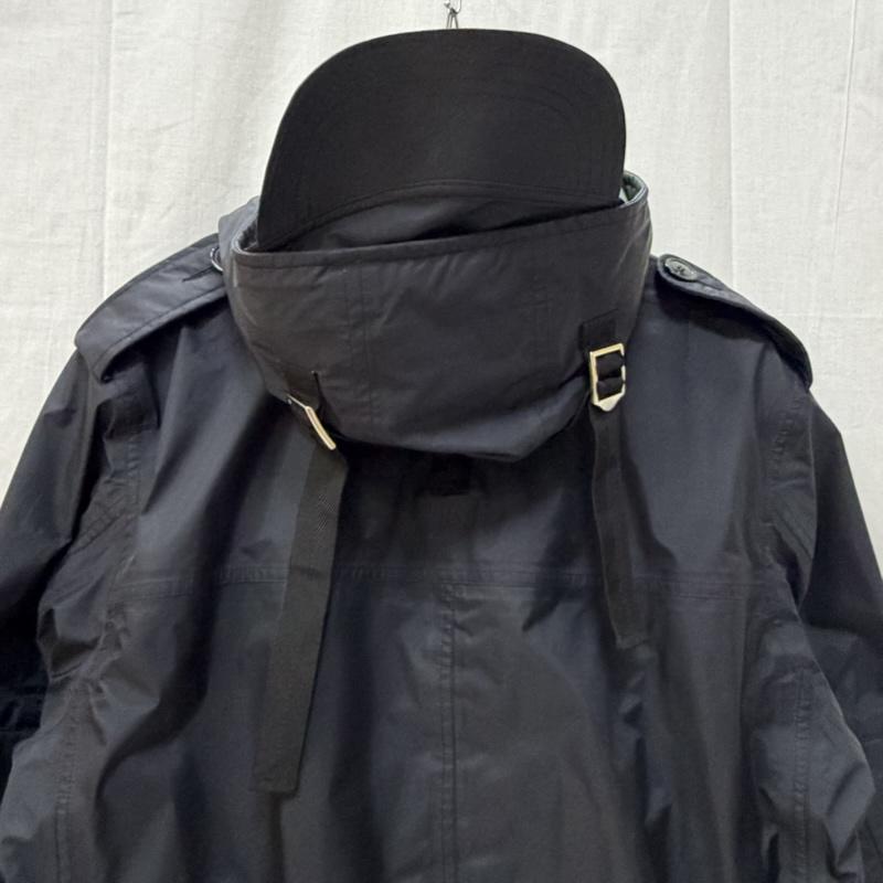 ジュンヤワタナベコムデギャルソンマン JUNYA WATANABE COMME des GARCONS MAN ジャケット、上着 ジャンパー、ブルゾン WT-J409 2017aw ミリタリーナイロンジャケット black XS GTX ゴアテックス XS 無地 黒 / ブラック / black メンズ USED 古着 中古 50166584
