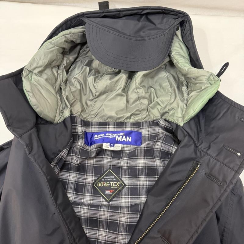 ジュンヤワタナベコムデギャルソンマン JUNYA WATANABE COMME des GARCONS MAN ジャケット、上着 ジャンパー、ブルゾン WT-J409 2017aw ミリタリーナイロンジャケット black XS GTX ゴアテックス XS 無地 黒 / ブラック / black メンズ USED 古着 中古 50166584