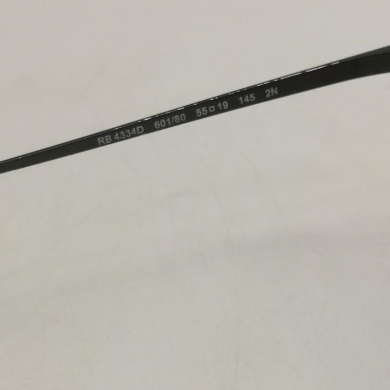 レイバン Ray-Ban めがね・サングラス サングラス RB4334D 601/80 55□19 145 サングラス - 黒 / ブラック / black メンズ USED 古着 中古 50166591