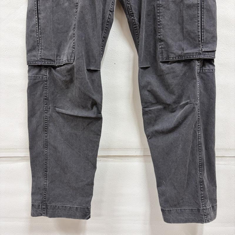 ダブルアールエル RRL パンツ ワークパンツ、ペインターパンツ ブラックデニム ワーク カーゴパンツ IDEALジップ ラルフローレン 29インチ 無地 黒 / ブラック / black メンズ USED 古着 中古 50166594