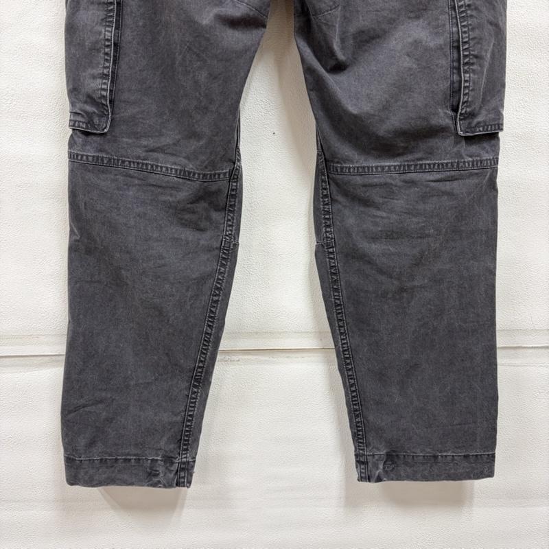 ダブルアールエル RRL パンツ ワークパンツ、ペインターパンツ ブラックデニム ワーク カーゴパンツ IDEALジップ ラルフローレン 29インチ 無地 黒 / ブラック / black メンズ USED 古着 中古 50166594
