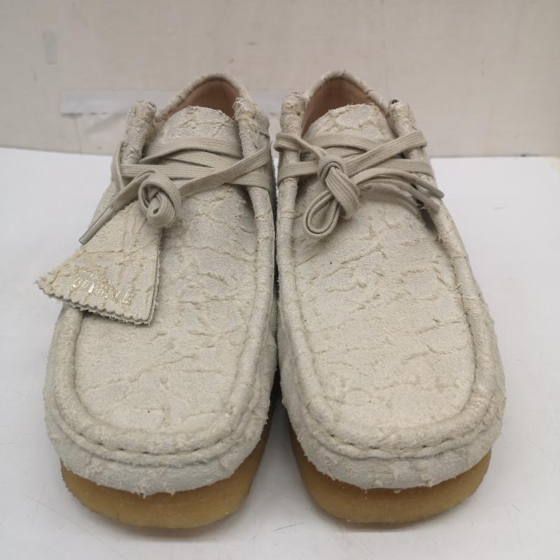 クラークス Clarks ブーツ 一般 Wallabee Champagne Int ワラビー シャンパン インタレスト UK：8 白 / ホワイト / white メンズ USED 古着 中古 50166596