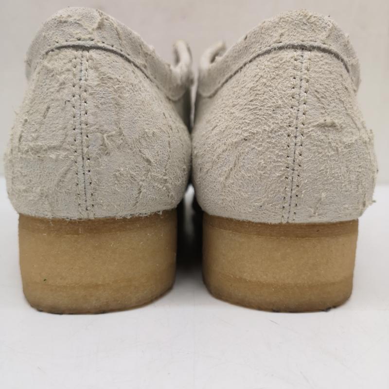 クラークス Clarks ブーツ 一般 Wallabee Champagne Int ワラビー シャンパン インタレスト UK：8 白 / ホワイト / white メンズ USED 古着 中古 50166596
